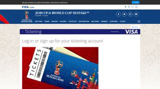FIFA.com - 2018 FIFA World Cup Russia™ - Purchase your tickets here