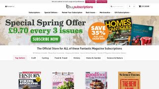 Magazine Subscriptions - Official Subscriptions Store for BBC and ...