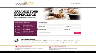 Buyagift - Activate your voucher