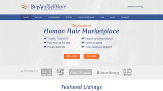 Sell Your Hair at BuyandSellHair.com! The largest hair marketplace.