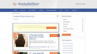 Hair for Sale | BuyandSellHair.com