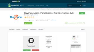 BuycPanel.com cPanel License Provisioning Module - WHMCS ...