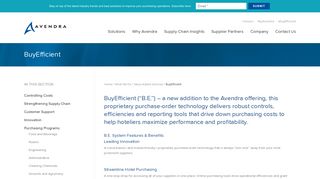 BuyEfficient | Avendra.com