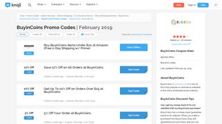 22% Off BUYINCOINS Promo Codes | Jan 2019 Coupons
