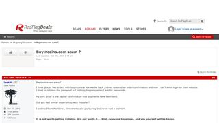Buyincoins.com scam ? - RedFlagDeals.com Forums