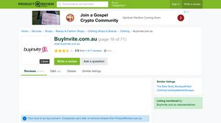 BuyInvite.com.au Reviews (page 16) - ProductReview.com.au