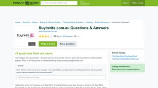 BuyInvite.com.au Questions & Answers - ProductReview.com.au