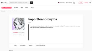 Personal Shopper: Importbrand-buyma - BUYMA