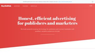 BuySellAds: Advertising Solutions for Publishers and Marketers