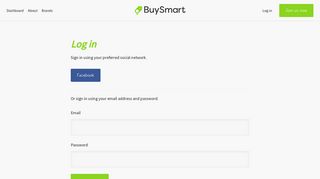 Please log in - BuySmart