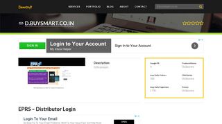 Welcome to D.buysmart.co.in - EPRS - Distributor Login