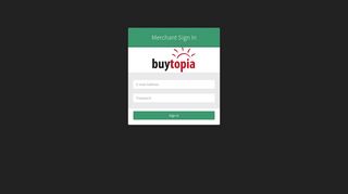 Buytopia.ca Merchant Dashboard