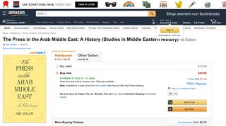 The Press in the Arab Middle East: A History (Studies in Middle ...