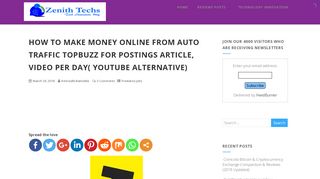 How to make money online upto $100 daily for posting video and ...
