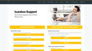 buzzbox- Support