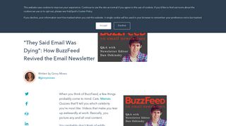 How BuzzFeed Revived the Email Newsletter - HubSpot Blog