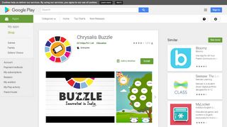 Chrysalis Buzzle - Apps on Google Play