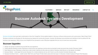 Buzzsaw Autodesk | Project Point Buzzsaw | Systems Consulting