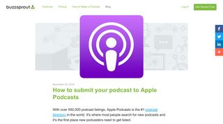 How to submit your podcast to Apple Podcasts - Buzzsprout