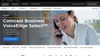 VoiceEdge Select: VoIP Phones for Small Businesses | Comcast ...