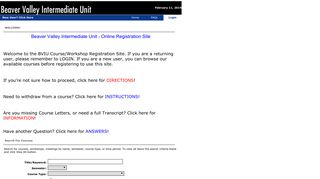 BVIU Online Registration > Home - Edulink Inc