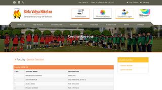 Senior Section | Welcome : Birla Vidya Niketan, Pushp Vihar, New ...