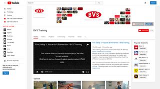 BVS Training - YouTube