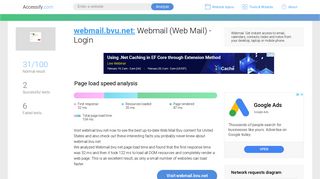 Access webmail.bvu.net. Webmail (Web Mail) - Login