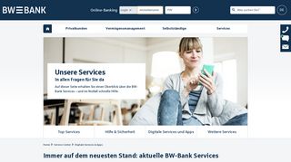 Die BW-Bank Services – immer für Sie da | BW-Bank