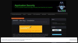 bWAPP – Bee Bug – Installation | Application Security