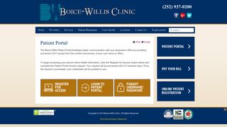 Patient Portal - Boice-Willis Clinic