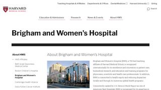 Brigham and Women's Hospital | Harvard Medical School