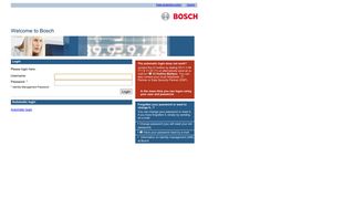 Robert Bosch GmbH - Login
