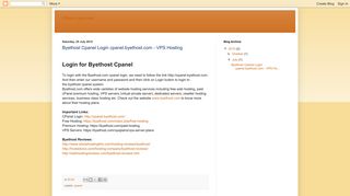 Byethost Cpanel Login cpanel.byethost.com - VPS Hosting | CPanel ...