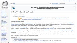 Before You Know It (software) - Wikipedia