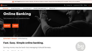 Personal Online Banking | Byline Bank