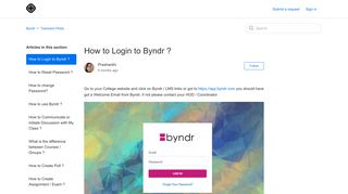 How to Login to Byndr ? – Byndr