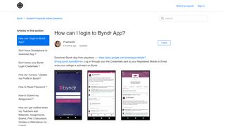 How can I login to Byndr App? – Byndr