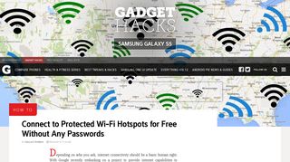 How to Connect to Protected Wi-Fi Hotspots for Free Without Any ...