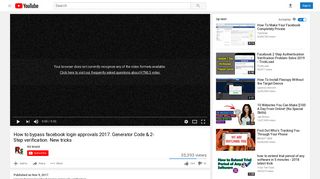 How to bypass facebook login approvals 2017. Generator Code & 2 ...