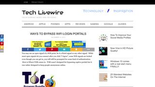 Ways to bypass Wifi login portals - Tech Livewire