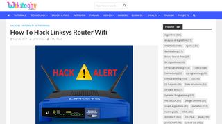 [100% Working] How To Hack Linksys Router Wifi | Wikitechy