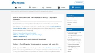 3 Methods to Reset Windows 7/8/10 Password without Any Software