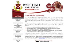 VLE Access for Parents - Byrchall High School