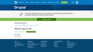 Require Login by Site | Drupal.org