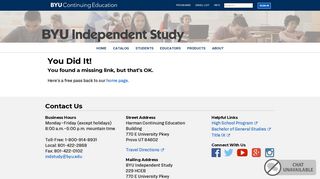 Technical Support - BYU Independent Study