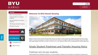 Welcome To BYU-Hawaii Housing | Housing | Brigham Young ...