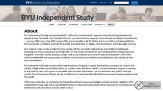 About | BYU Independent Study