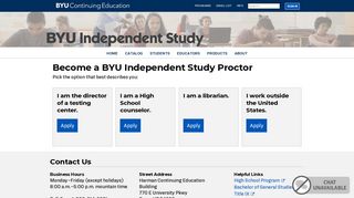 Become a BYU Independent Study Proctor