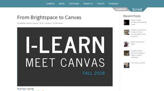 From Brightspace to Canvas - BYU-I Scroll - BYU-Idaho Scroll